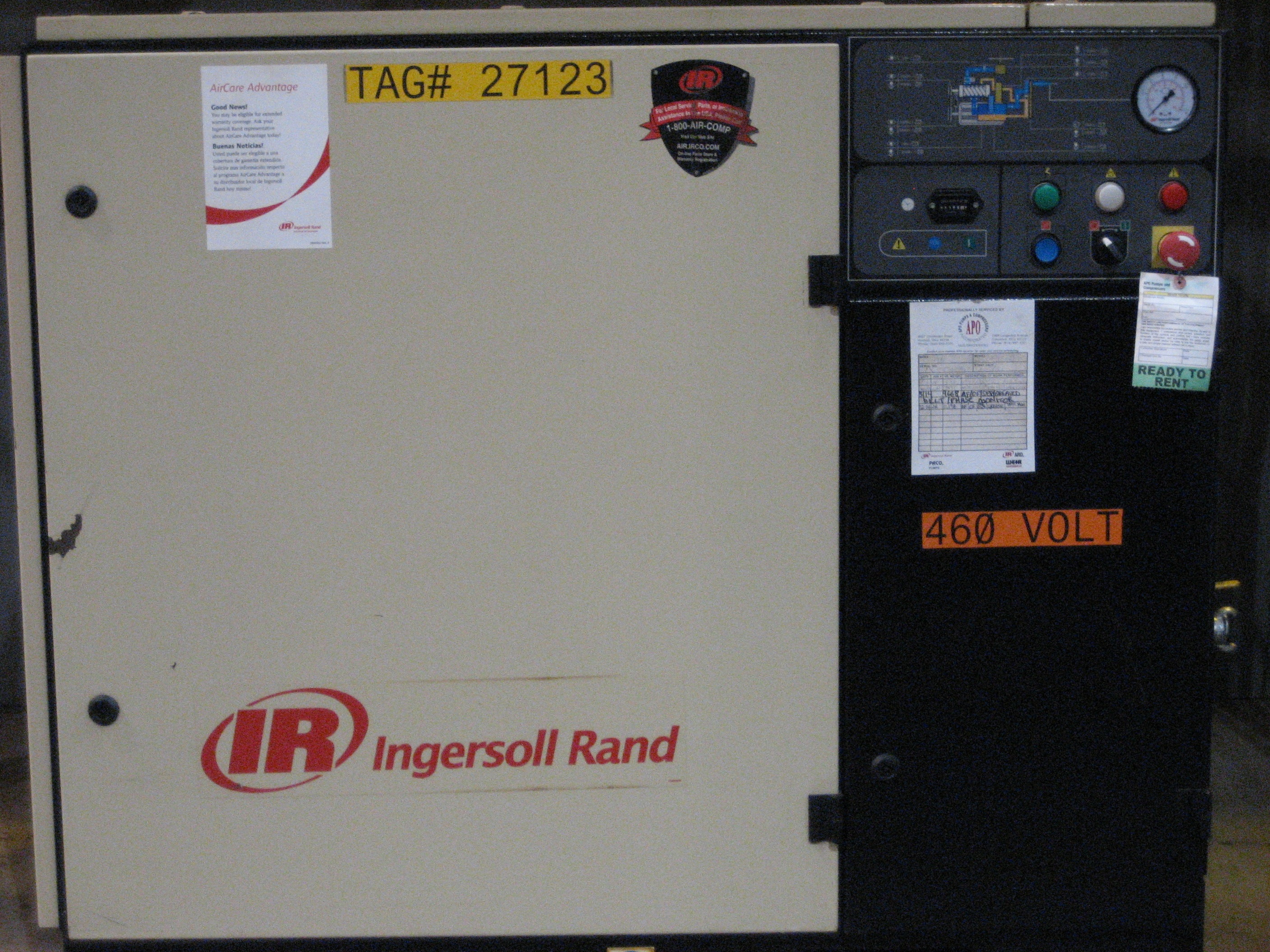 Ingersoll-Rand Model: UP6-25-125 BMTD